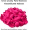110pcs Latex Party Balloons Helium Bright Color(B18-hot Pink)